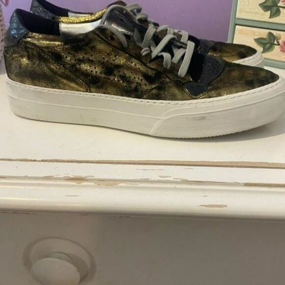 P448 Spacelow Monet Gold Sneakers - Picture 6 of 7